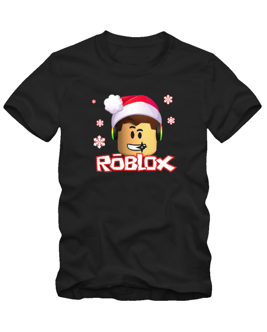 Marškinėliai Roblox   Head christmas 